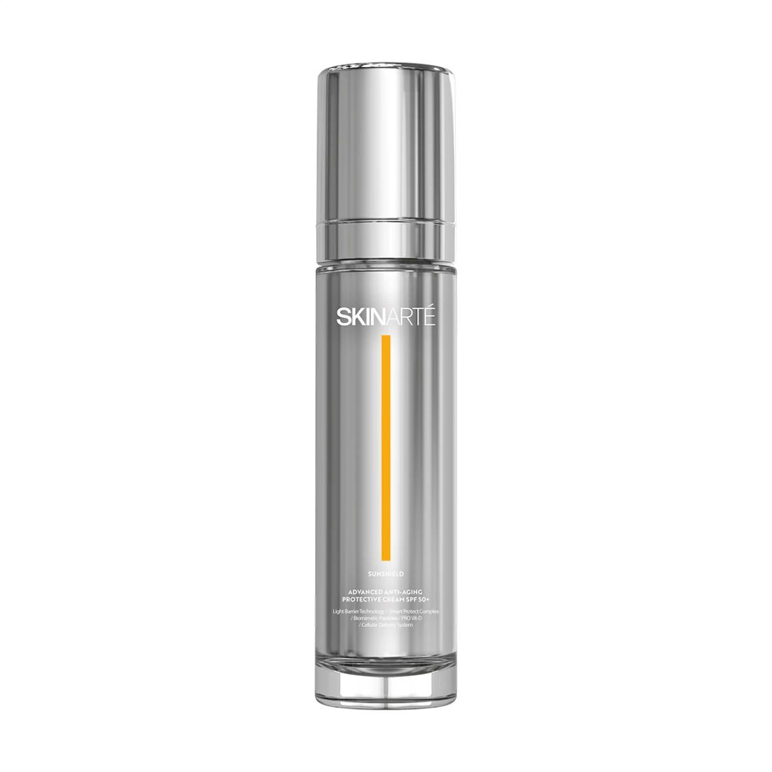 Антивіковий захисний крем для обличчя Skinarte Sunshield Advanced Anti-Aging Protective Cream SPF 50+, 50 мл